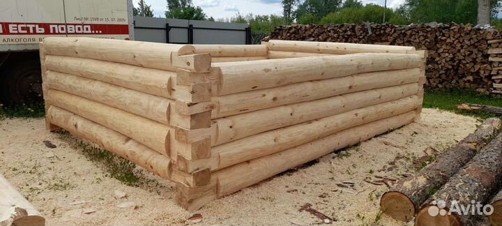 Срубы для бани (33). Липа, сосна