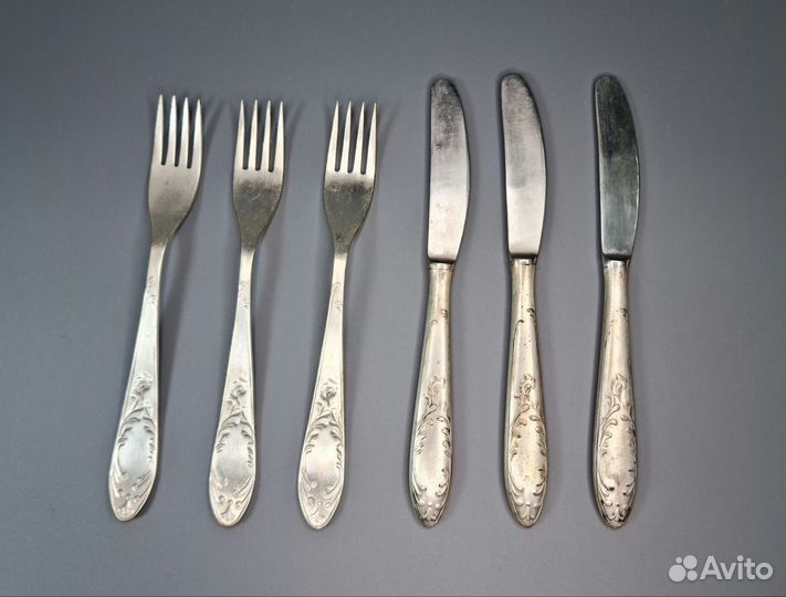 Столовые приборы мельхиор СССР
