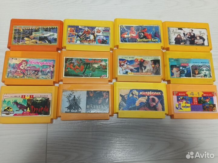 Картриджи dendy из 90х