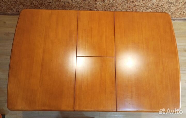 Стол кухонный массив гивея раздвижной 100х80