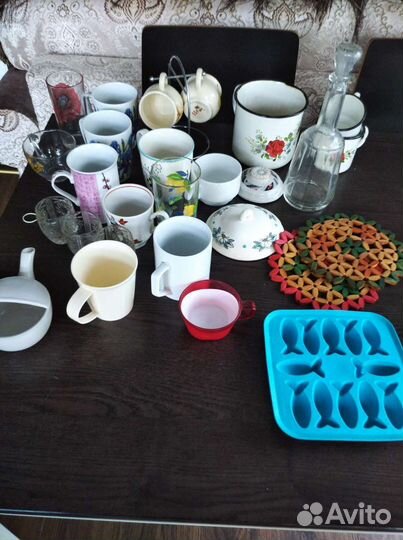 Бокалы, кружки, стаканы и другое для кухни