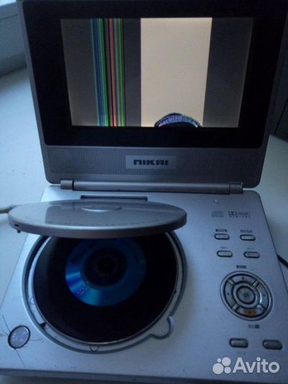 Портативный видеопроигрыватель+tv nikai