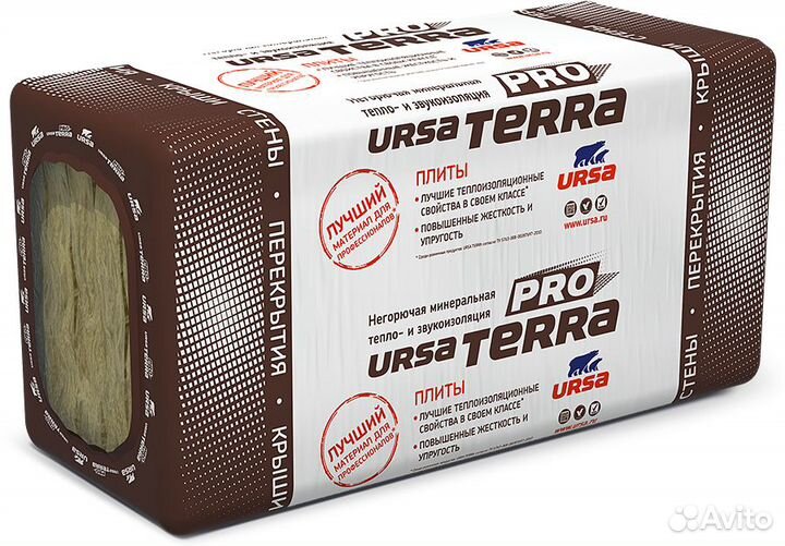 Утеплитель ursa terra PRO 34 PN