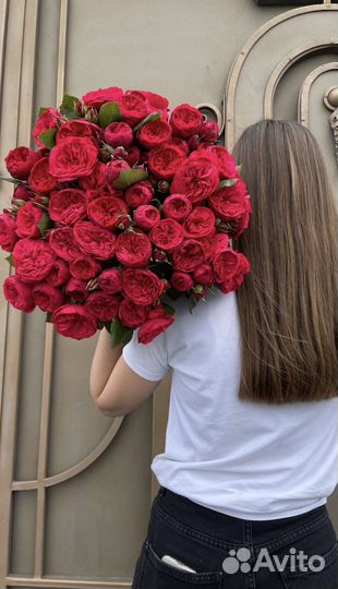 Розы Пионовидные Цветы Букеты с доставкой 24/7