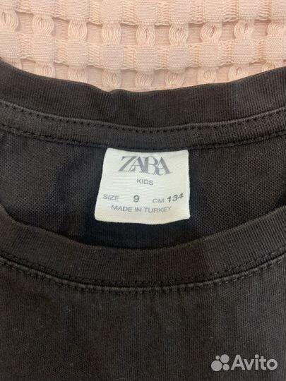 Футболка zara для девочки на 134