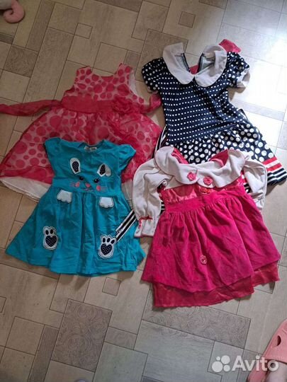 Вещи на девочку 3-4 года пакетом