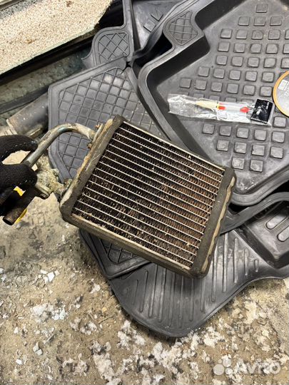 Медный радиатор печки ваз 2105