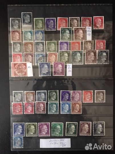 Почтовые марки Германии 1914-1945