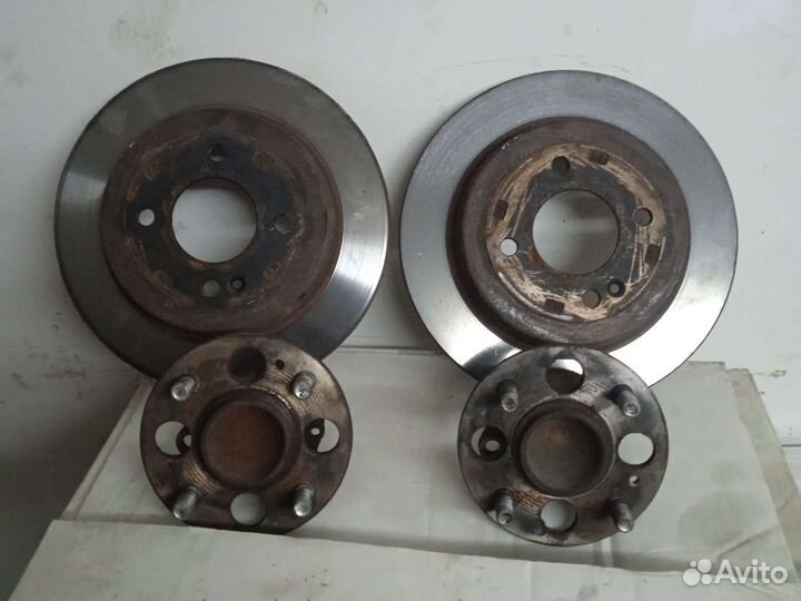 Ступичные подшипники диски тормозные Солярис