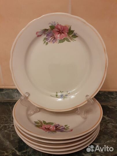 Тарелки СССР Дулево