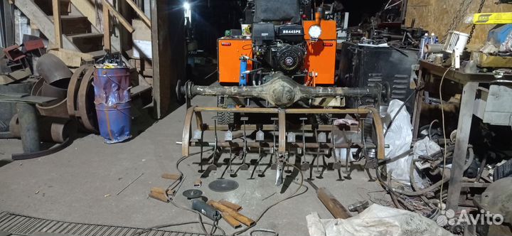 Самодельный мини трактор погрузчик