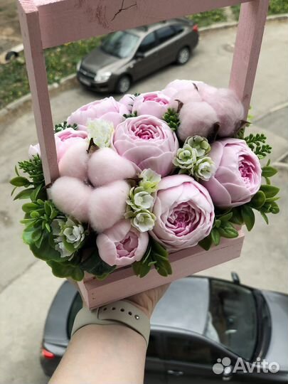 Букет из мыла