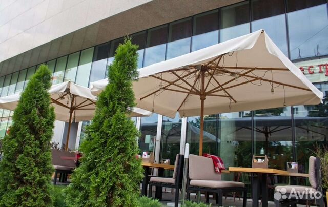 Зонты для летнего кафе и ресторана