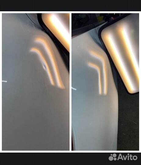 Удаление вмятин без покраски PDR