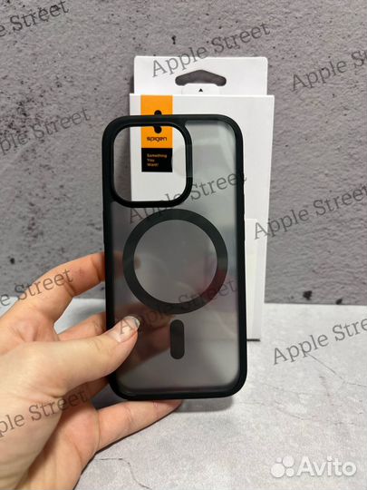 Чехол spigen ultra hybrid iPhone 15 PRO black