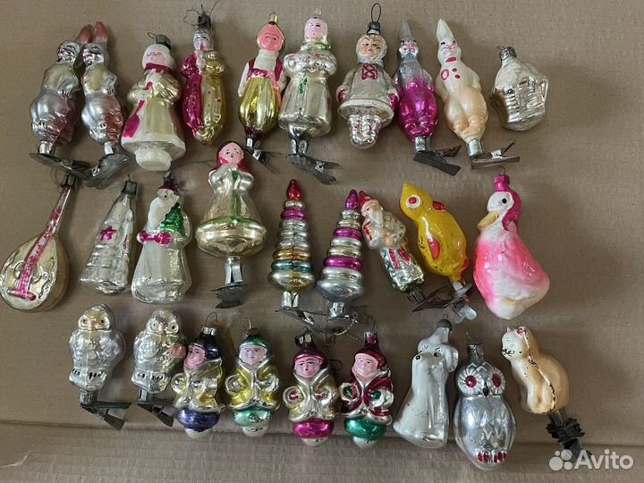 Елочные игрушки советские СССР