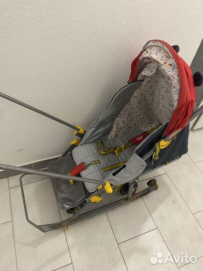 Санки коляска ника 7