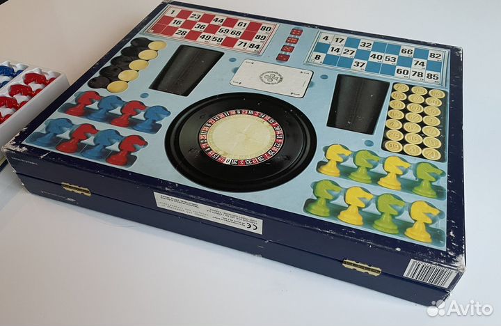 Винтажная настольная игра Mallette casino