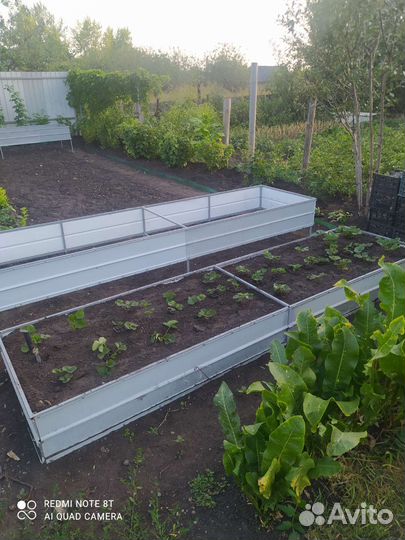 Металлические грядки и клумбы