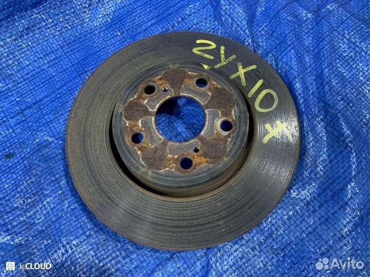 Тормозной диск на toyota C-HR ZYX10 2zrfxe