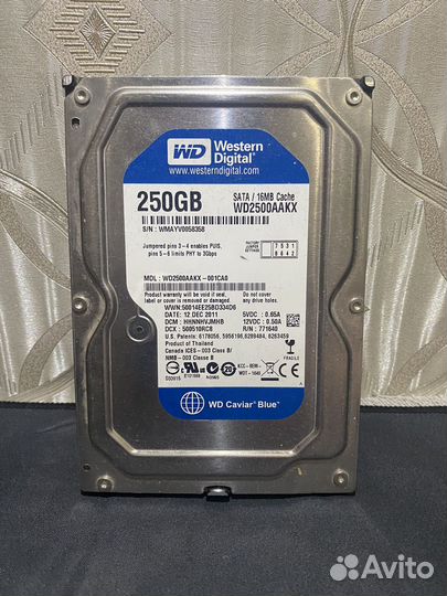 Жесткий диск 250 gb