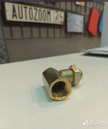 Обманка лямбда зонда с мини катализатором угловая