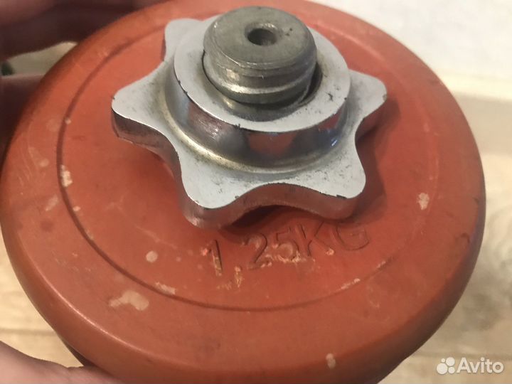 Гантели 2шт. 15 кг (вместе)