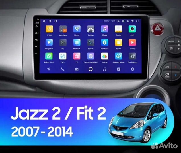 Магнитола Teyes CC3 на Honda Jazz2/Fit2 2007-2014