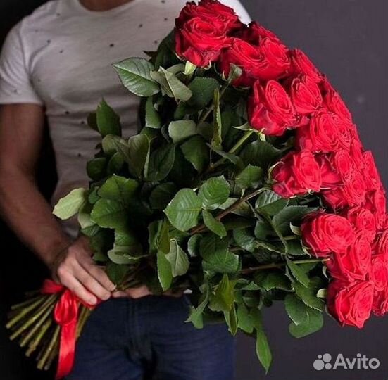 Высокие розы