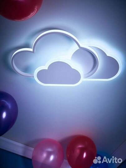 Люстра светодиодная потолочная Облако