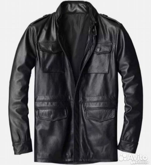 Кожаная куртка мужская 6xl Новая