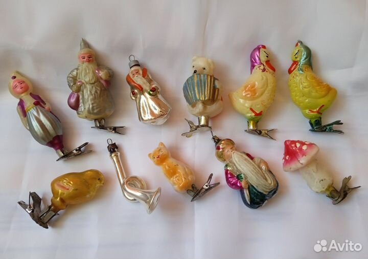 Елочные игрушки СССР