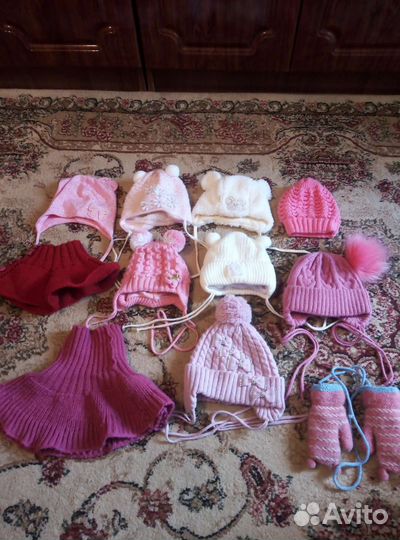 Шапки зима для девочки