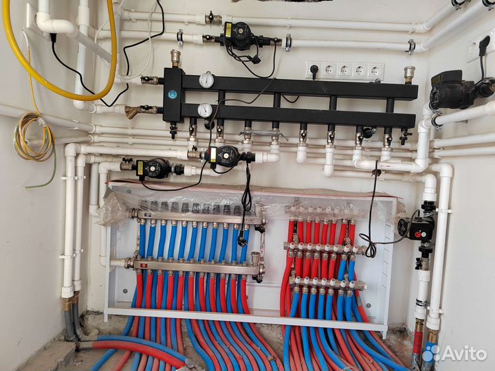 Монтаж отопления, водоснабжения,канализации