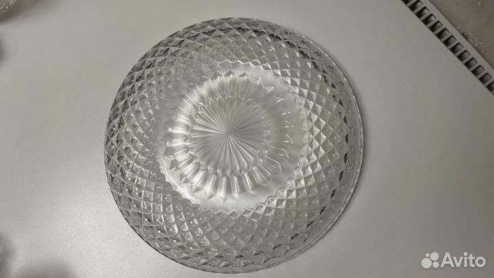 Хрустальный поднос СССР