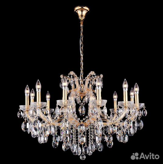 Crystal Lux hollywood SP12 gold hollywood подвесна