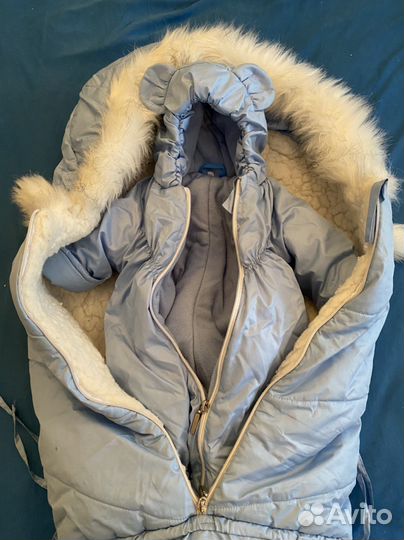 Babyboom Конверт на овчине и комбинезон