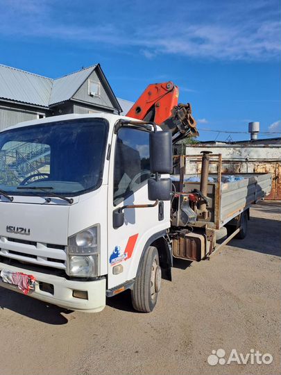 Isuzu NPR с КМУ, 2014