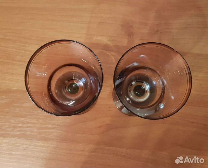 Фужеры/бокалы марганцевое стекло СССР