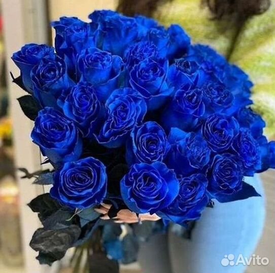 Синие розы Доставка цветов