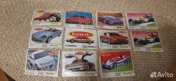 Turbo-вкладыши от жвачки, СССР