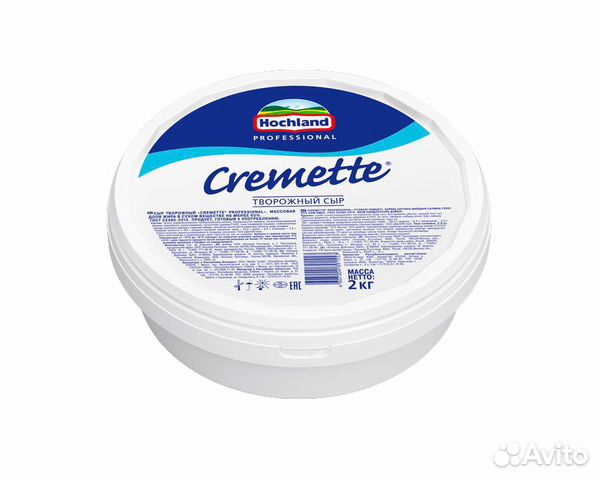 Сыр Творожный Креметте (Cremette) 2кг