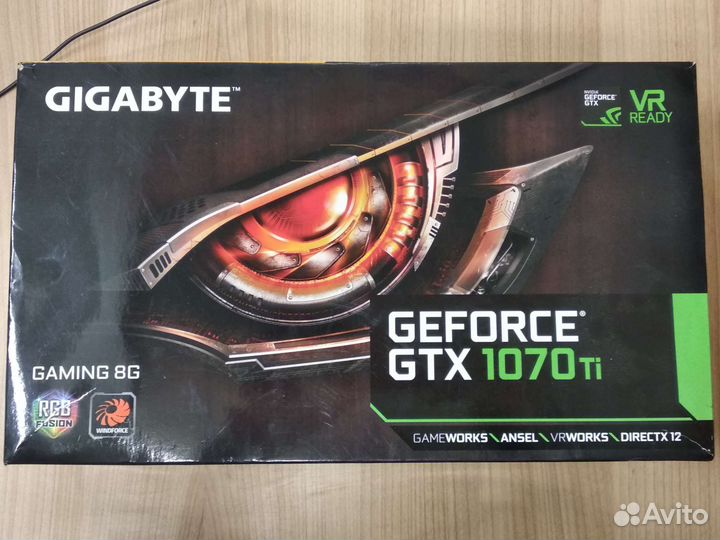 Коробки от видеокарт Asus GTX 1060 Turbo