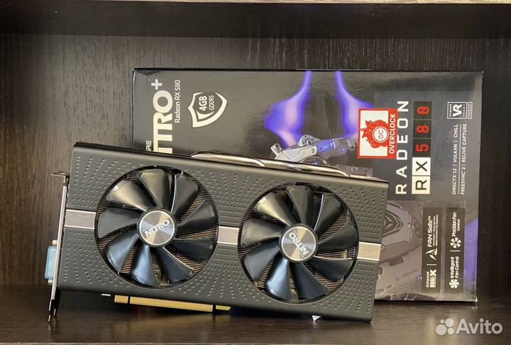 AMD Radeon RX580 Sapphire Nitro+ 4Gb