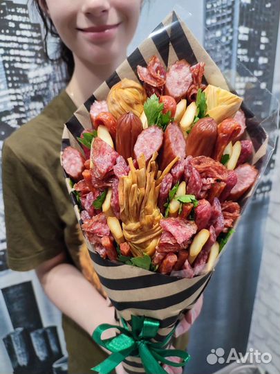 Мужские сьедобные букеты