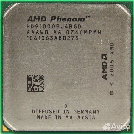 Процессор AMD Phenom X4 9100e (AM2 и AM2+)