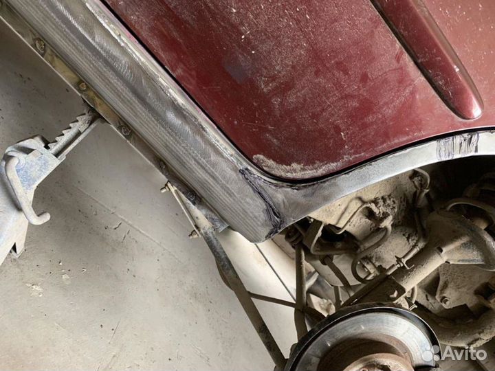 Ремонтный порог левый Chevrolet Lanos кузовной