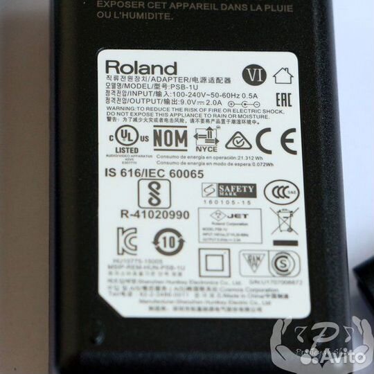 Блок питания Roland PSB-230EU PSB-1U 9V оригинал
