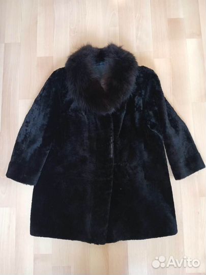 Шуба мутоновая женская Полушубок р.60
