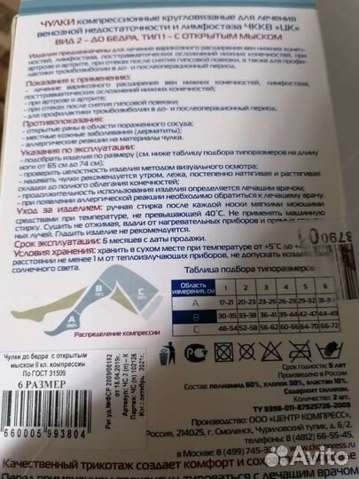 Компрессионные чулки